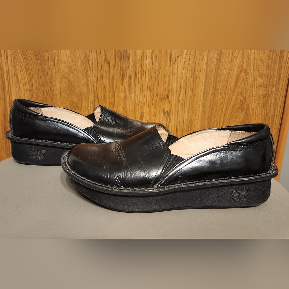 Alegria "Debra" Black Patent Size 37